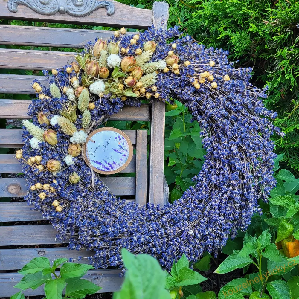 Levandulový věnec - Natur se zdobením