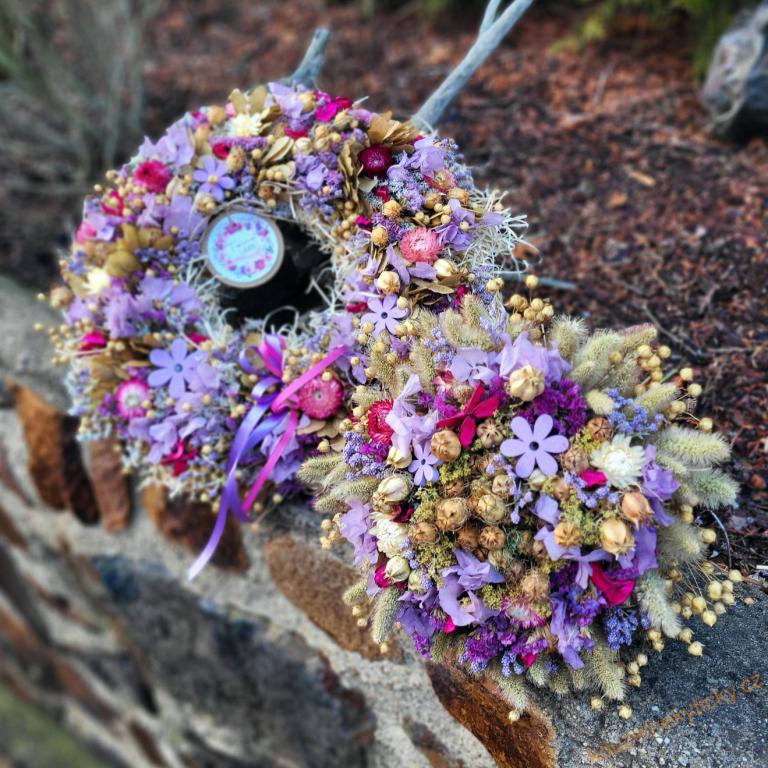 Podzimní dekorace - šuplíček s domečkem  