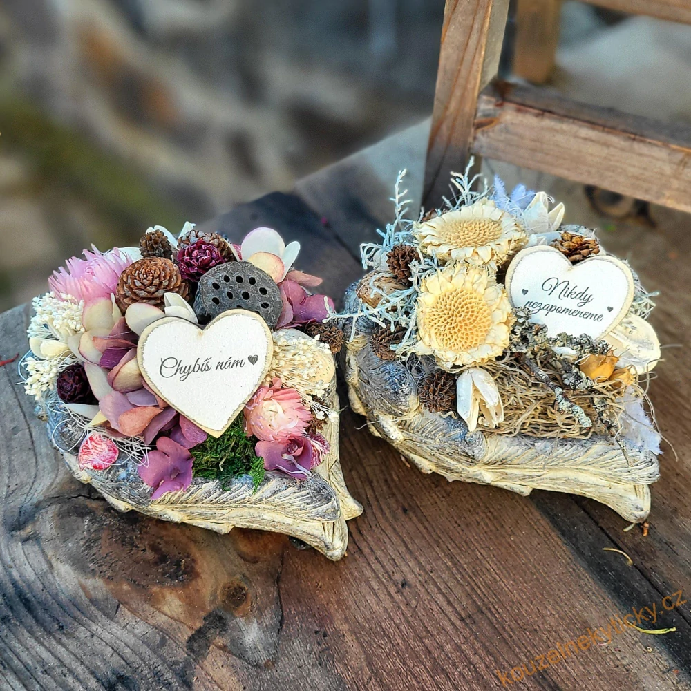 Smuteční andělská křídla  -  do růžovo-fialova