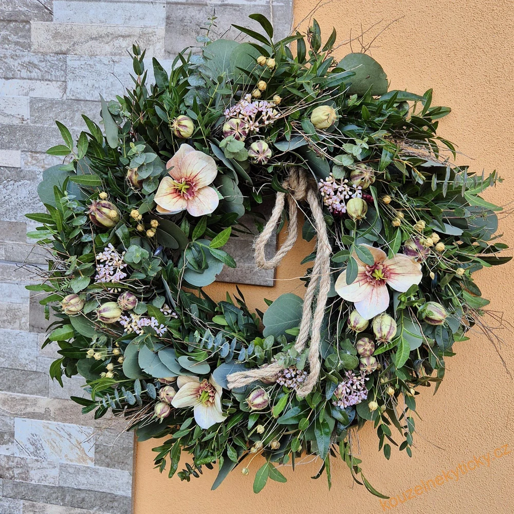 Věnec přírodní živý - Čemeřice do lososova