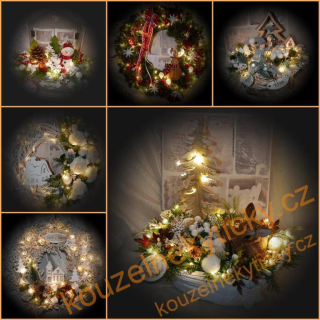 LED osvětlení 40 žárovek  teplá bílá   / včetně varanžování do výrobku