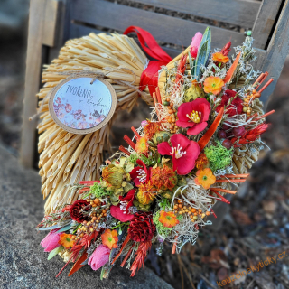 Slámové srdíčko - Červánky 