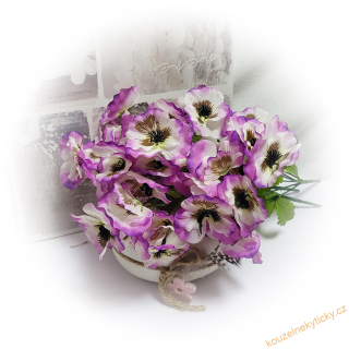 Macešky svazek  větší - fialkové 