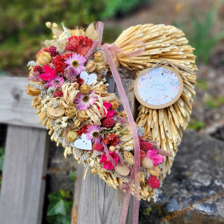  Slaměnné srdíčko -  Do vínova se smilkem 