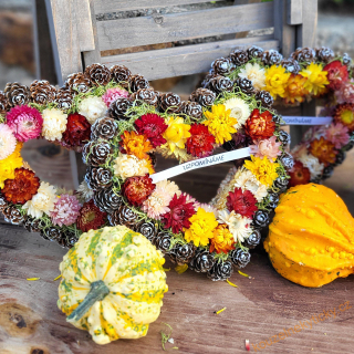  Dušičkové srdíčko  - jemné