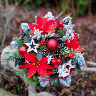 Kytice Vánoční - Poinsetie
