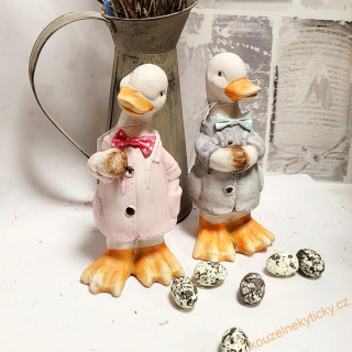 Velikonoční figurka - Páreček s motýlky 