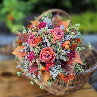 Sušinová kytička - Orange