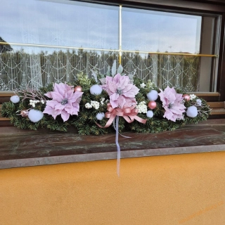 REZERVACE Girlanda 80cm - růžová 