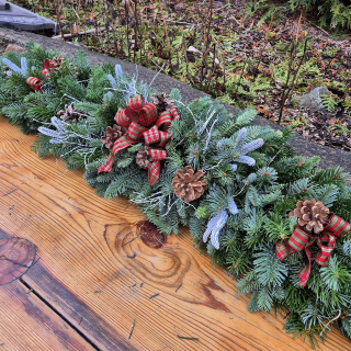 REZERVACE - živá girlanda s LED osvětlením 