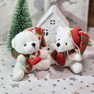 Plyšák medvídek - bílý 