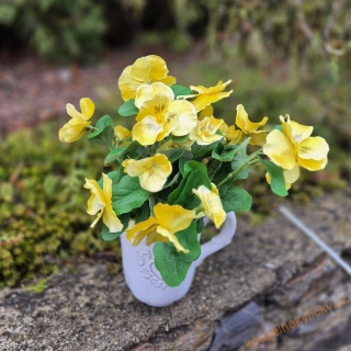 Macešky trs - velikost L žluté světlejší 