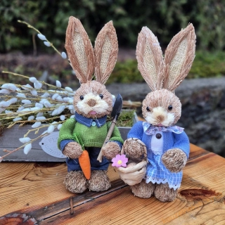 Senový zajíččci - pár do modra II. 