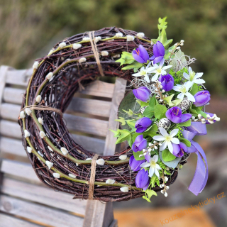 Proutěný veněc -   Fialkové jaro II. 