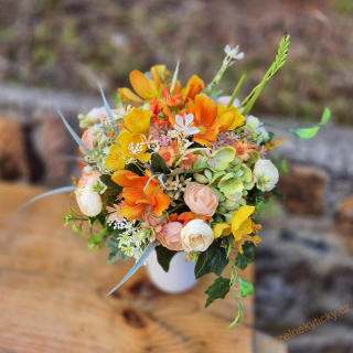  Kytice trvanlivá   -  Jarní do oranžova 