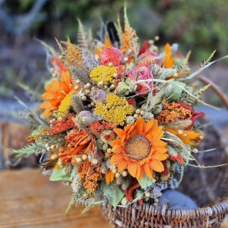  Kytice  sušinová  - Slunečnice 