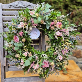 Věnec přírodní živý   -    Jaro v zahradě NEW