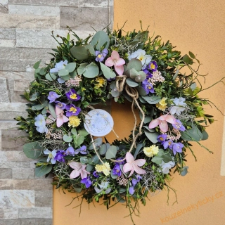 AKCE Věnec živý     -   Pastelový 